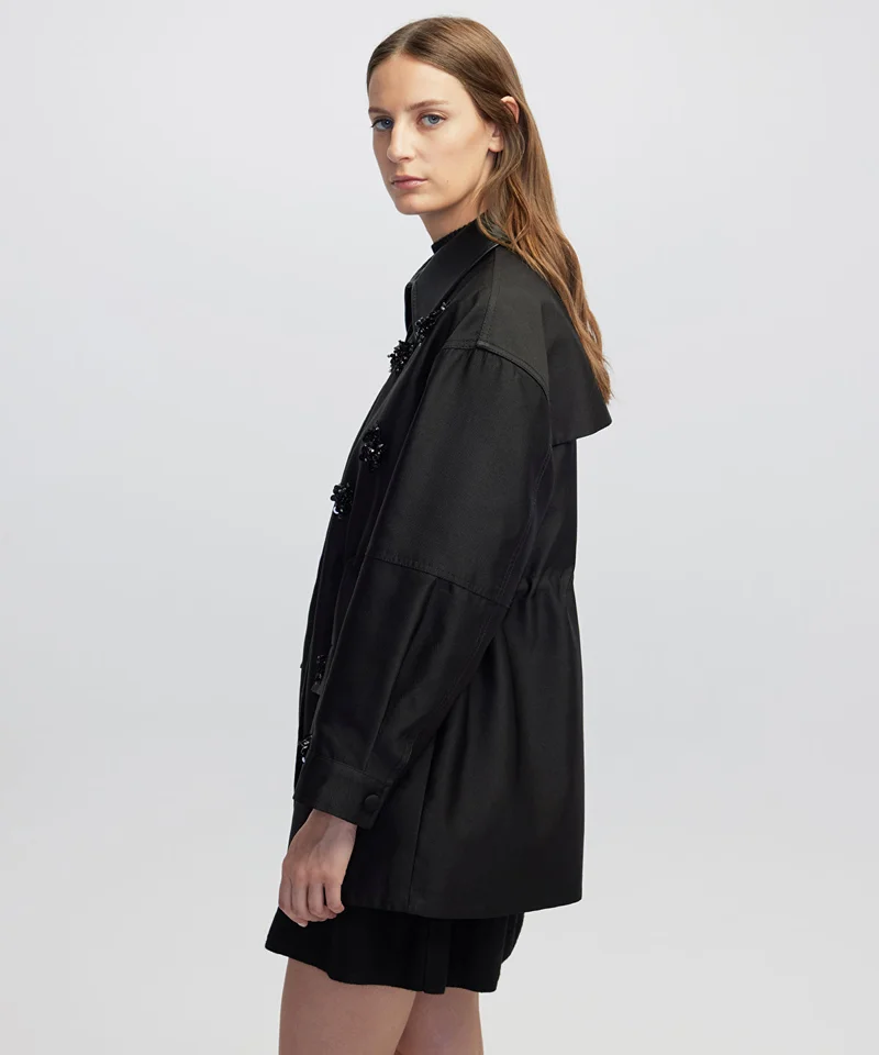 Ipekyol  Floral Embellished Coat for Women | Best Price UAE